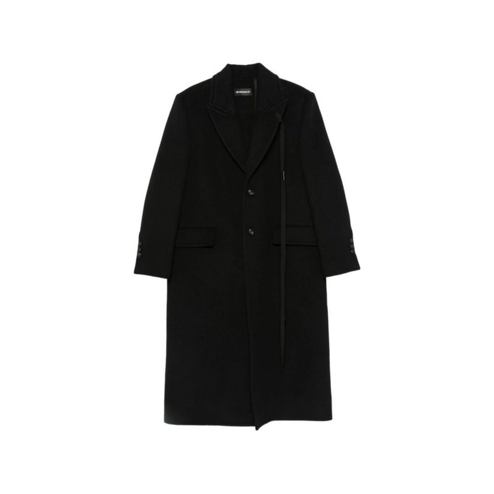 Ann Demeulemeester Black Coats - Single Breasted Coats Women